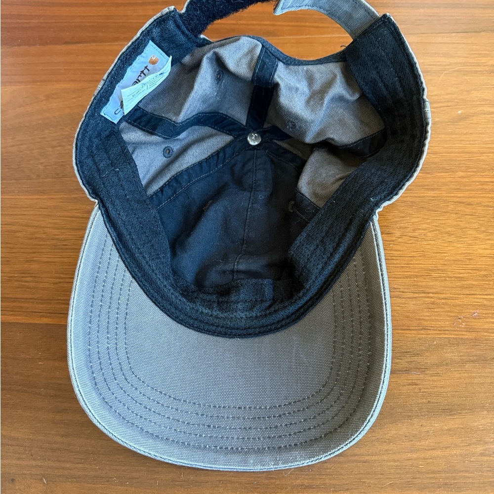 Carhartt Charcoal Cap with Logo Patch - Picture 4 of 4